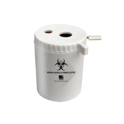ABS Body Manual Needle & Syringe Cutter