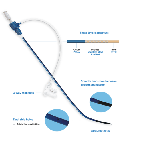 Braidin™ L Guiding sheath