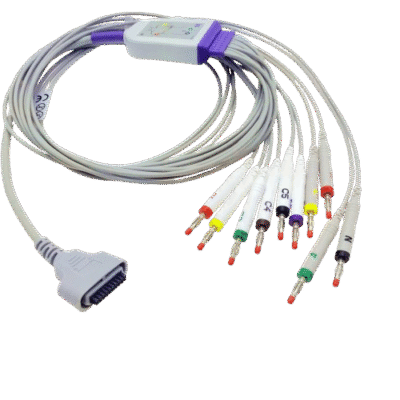 Compatible Edan SE-1515 DX12 ECG Cable