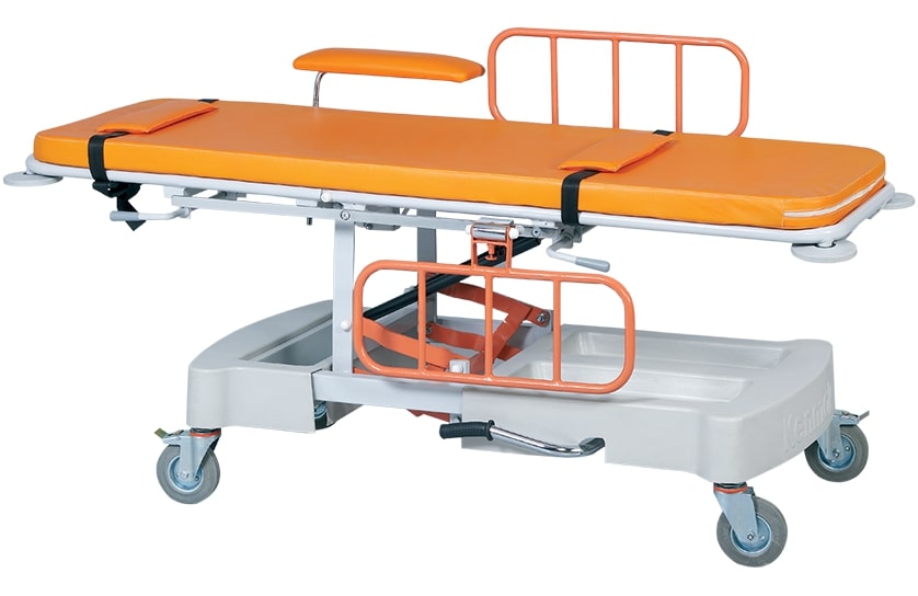 K034 / A First Aid Stretcher With Hydraulic Height Adjustment