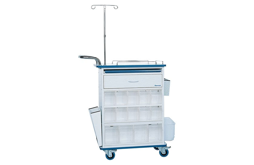 K040 Drawer Medicine and Treatment Trolley