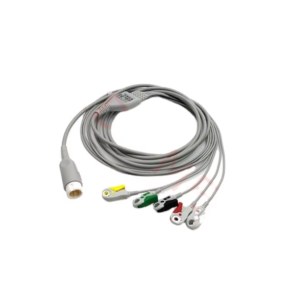 Medical 5 Lead Clip ECG Cables