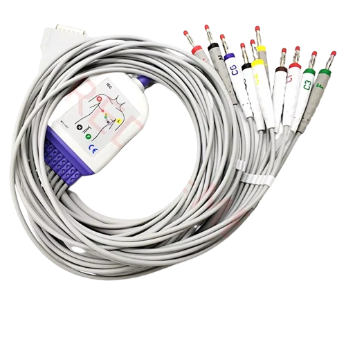 Medical Holter 10 Lead ECG Cables