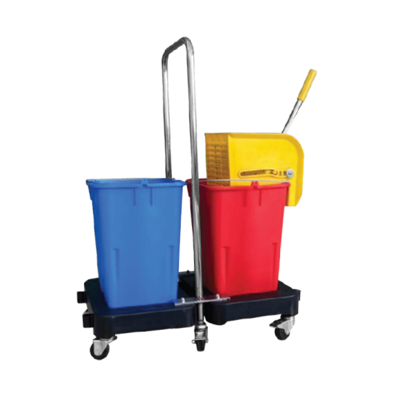 Wringer Trolley with Double Bucket – 15 Ltr.
