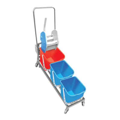 Wringer Trolley with Three Buckets – 25 Ltr.