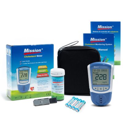 Mission Cholesterol Meter – Portable Lipid Testing Device