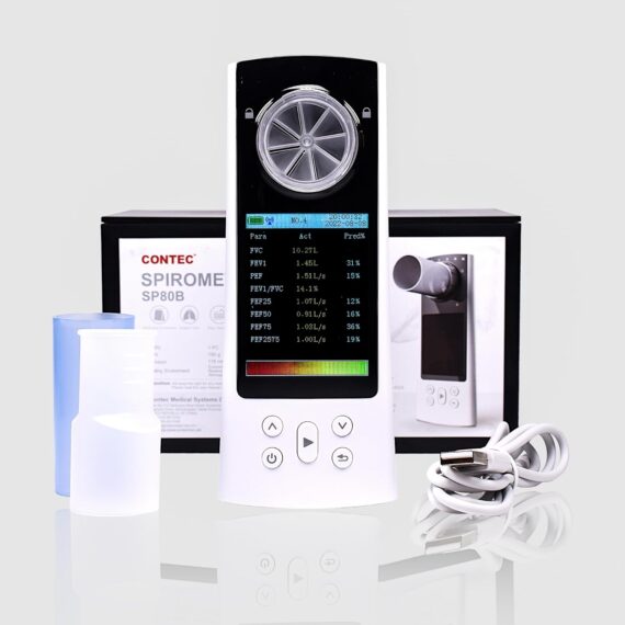 Contec SP80B Spirometer – Digital Lung Function Analyzer