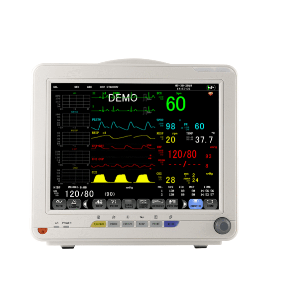 PM-12D Multi-Parameter Patient Monitor – Advanced Vital Signs Monitor