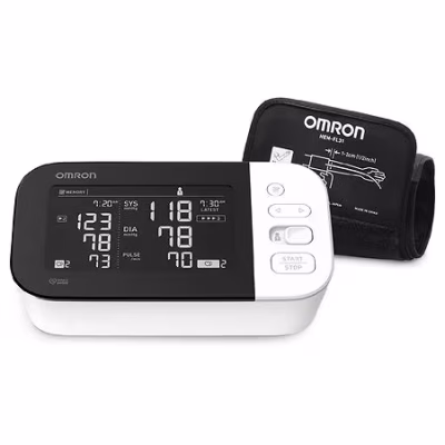 Omron 10 Series Wireless Upper Arm Blood Pressure Monitor with Dual LCD, Bluetooth & TruRead Technology