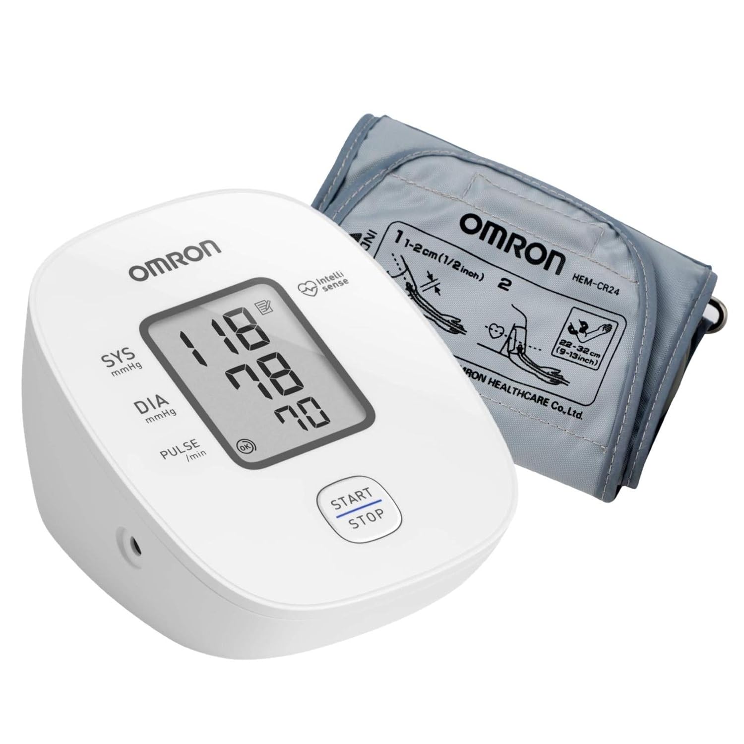 Omron M1 Basic Digital Arm Blood Pressure Monitor with Intellisense Technology