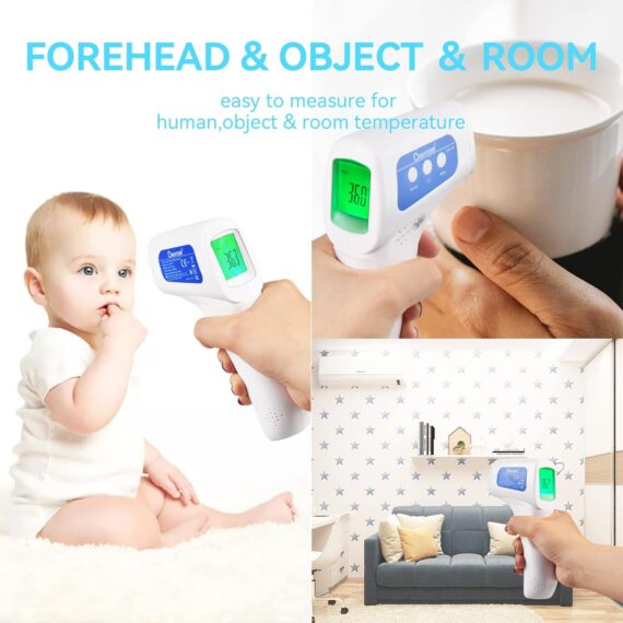 Berrcom Non-Contact Infrared Thermometer – 3-in-1 Digital Adult & Baby Thermometer