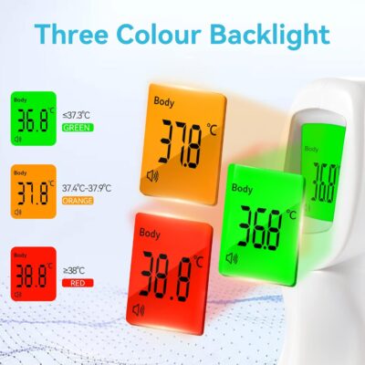 Berrcom Non-Contact Infrared Thermometer – 3-in-1 Digital Adult & Baby Thermometer