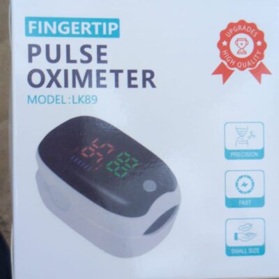 LK89 Home Finger Pulse Oximeter – Portable Blood Oxygen & Heart Rate Monitor with LED Display