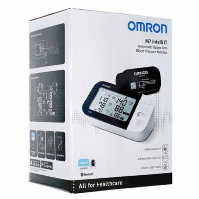 Omron M7 Intelli IT, wireless upper arm BP monitor, Bluetooth blood pressure monitor Nigeria, Intelli Wrap cuff, AFib detection BP device, digital home BP monitor Lagos, dual-user BP monitor