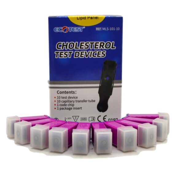 EcoTest 5-in-1 Cholesterol Monitoring System | Home Cholesterol Test Kit Nigeria