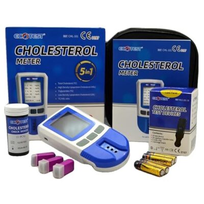 EcoTest 5-in-1 Cholesterol Monitoring System | Home Cholesterol Test Kit Nigeria