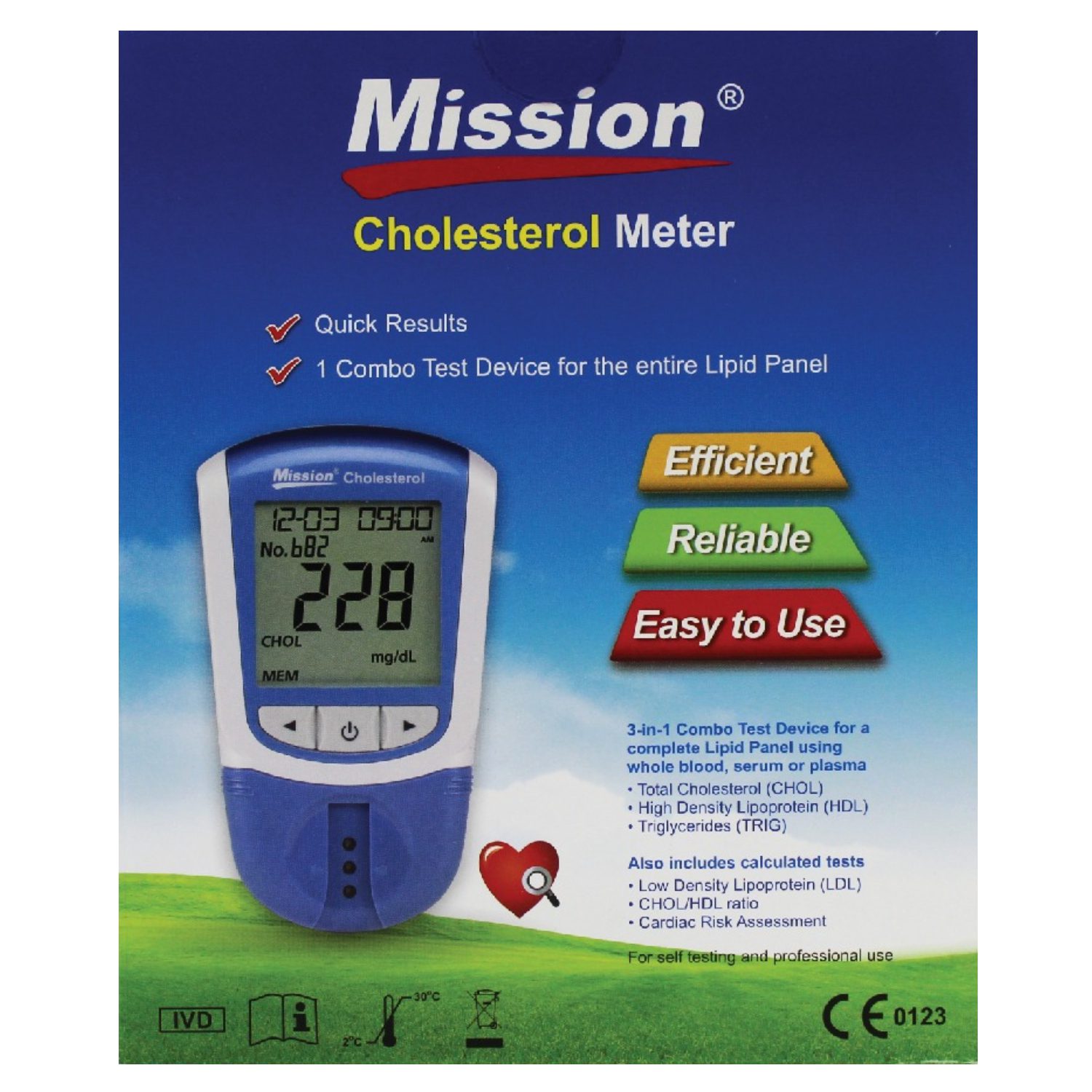 Mission Cholesterol Test Device