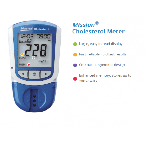 Mission Cholesterol Test Devices (3-in-1 Lipid Profile) – Mission Cholesterol Testing System