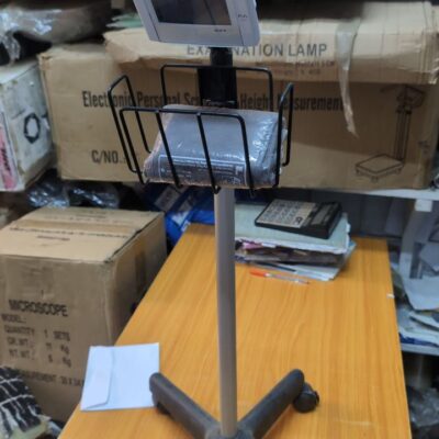 Digital Blood Pressure Monitor on Mobile Stand