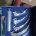 High Quality Stainless Steel Laryngoscope Set – 5 Blades