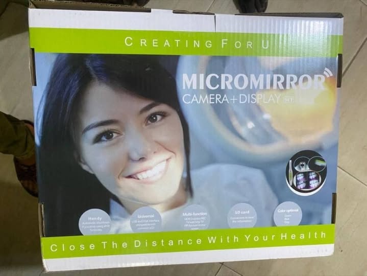 Dental Micromirror Intraoral Camera with Display