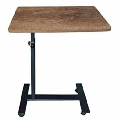 Hospital Overbed Table with Adjustable Height and Four Castors